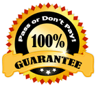 Pass or Don't Pay Guarantee!
